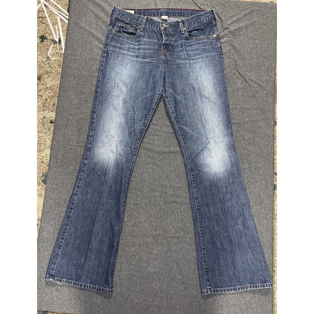 Abercrombie Fitch Jeans Women's Size 8R Distressed Dark Wash
